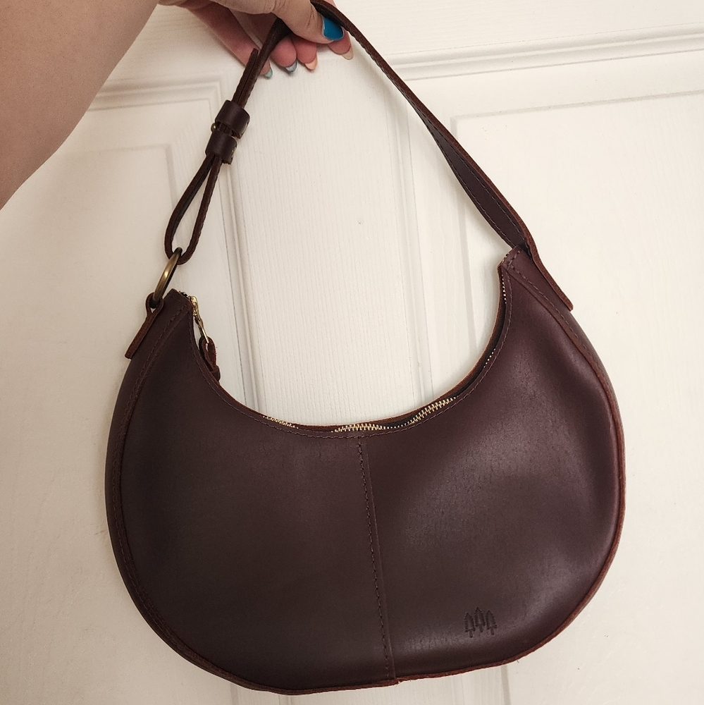 Portland Leather Goods Almost Perfect Cognac Nora Shoulder Bag